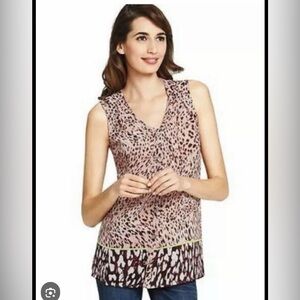 CAbi #108 Sleeveless Blouse NWOT